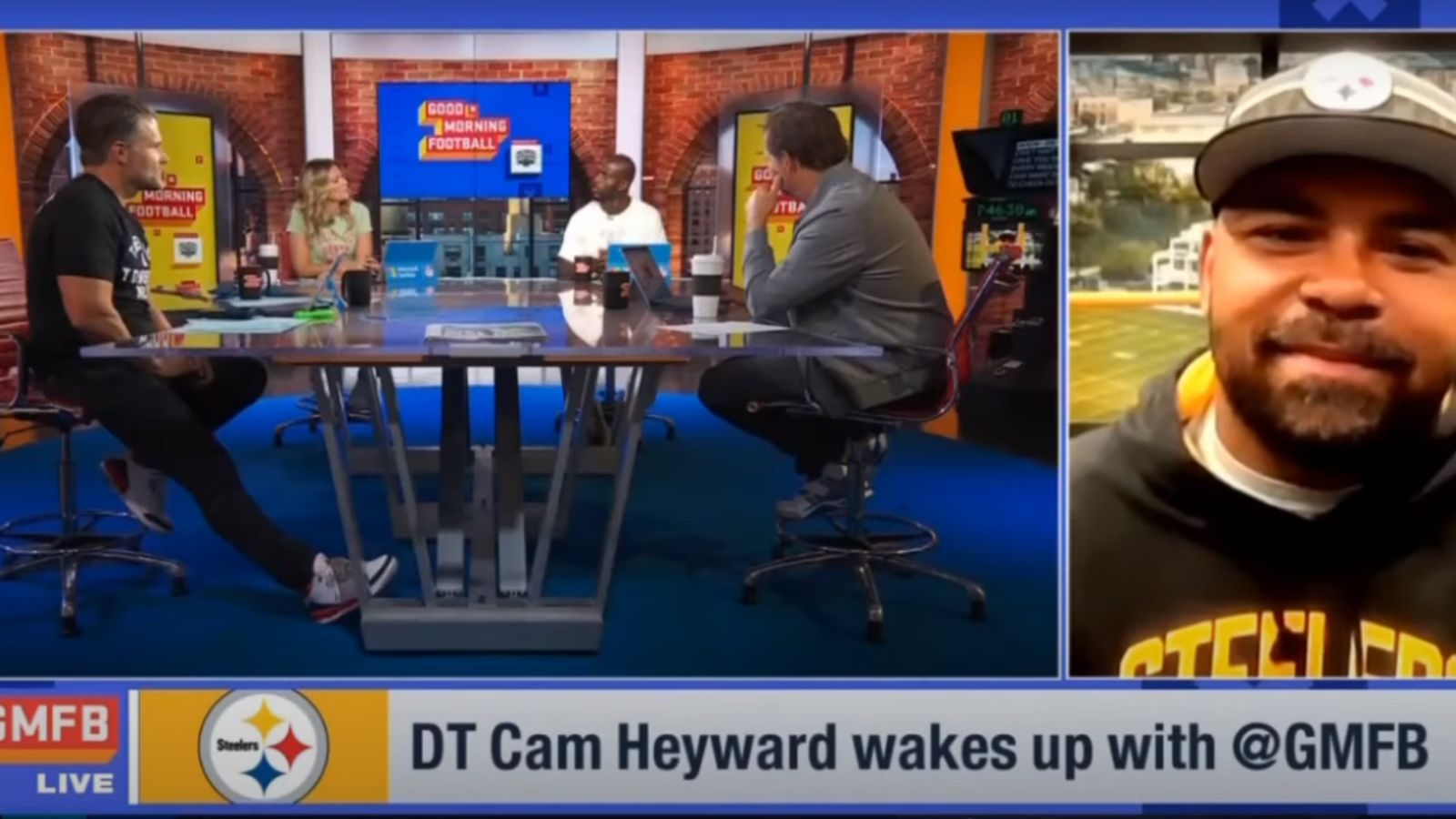 Steelers' Cam Heyward Visited GMFB With An Exclusive On Kenny Pickett's